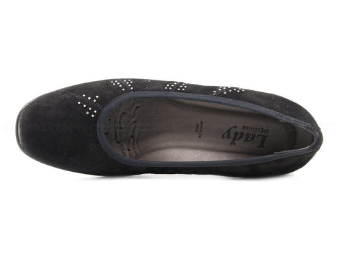 Melluso lady decoltè con zeppa donna nero